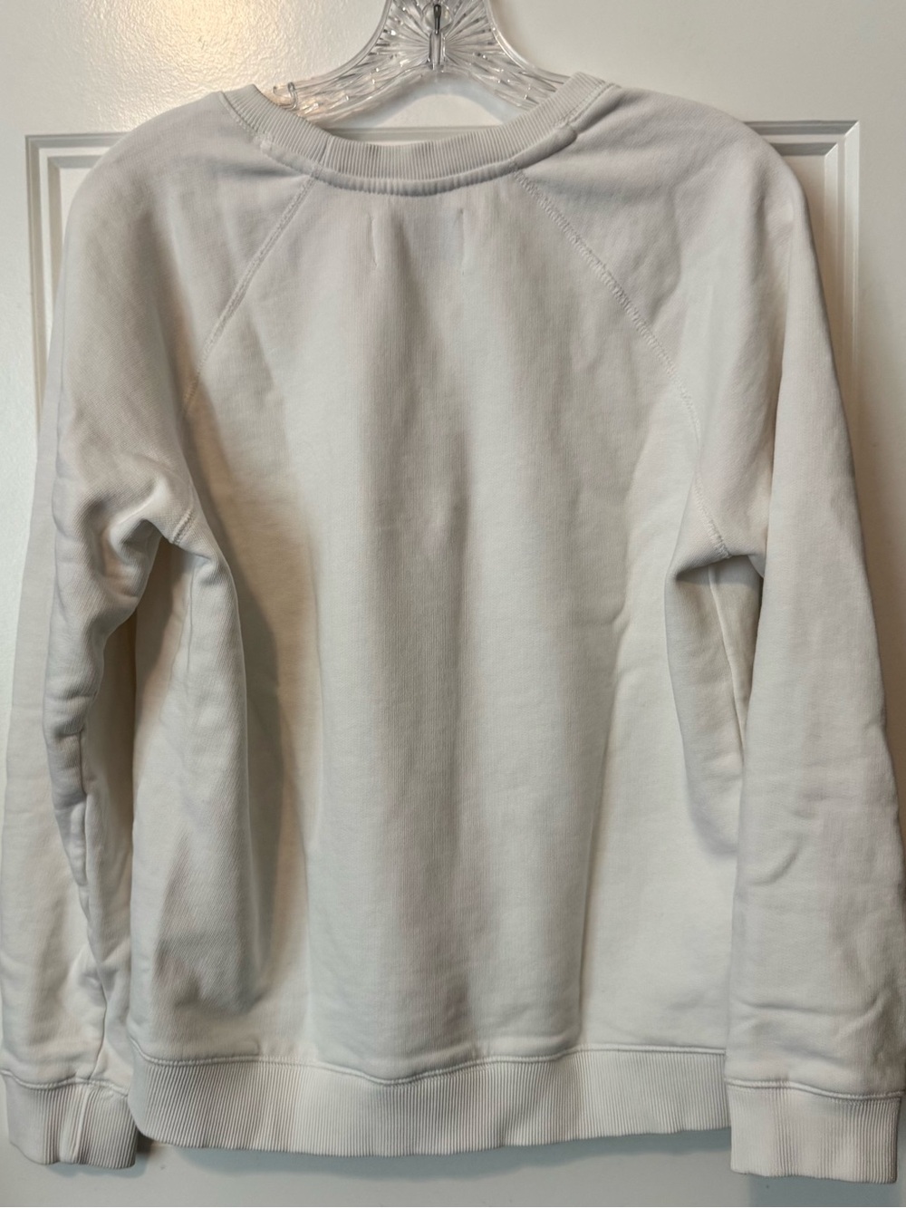 Lucky Brand Western Cowboy Rodeo Graphic Sweatshirt White 100% Cotton Fleece M - Picture 6 of 6